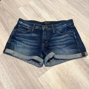 Joes Jeans denim shorts mid rise waist